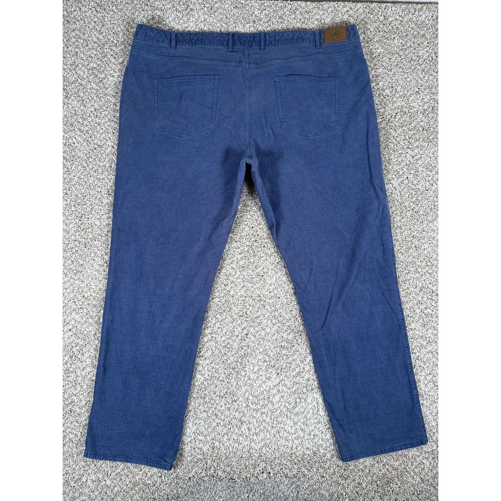 Peter Millar Pants Mens 50 Blue Cotton Modal Stretch Chino Coruduroy 5 pocket - Picture 12 of 15
